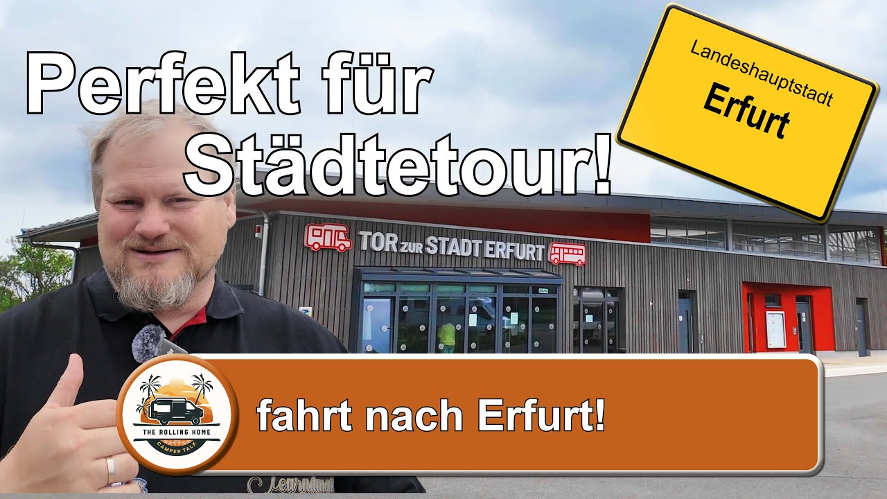 Schönste Stadt mit Wohnmobil besuchen - Erfurt