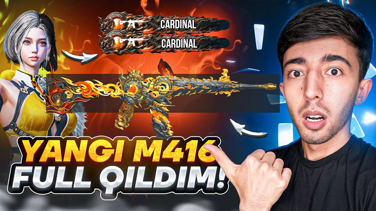 YANGI M416 KELDI 🔥 42,800 UC FULL QILDIM - PUBG MOBILE!!!