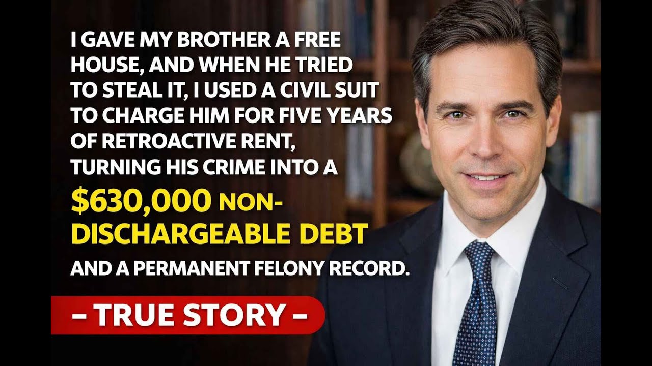 I Gave My Brother a Free House — When He Tried to Steal It, I Turned It Into a $630,000 Debt