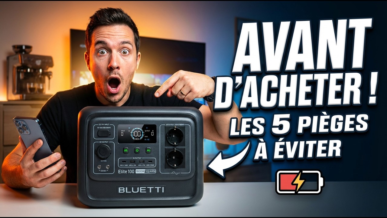 BLUETTI Elite 100 V2 - Pourquoi un Générateur à 400€ Coûte PLUS CHER qu'un à 800€ ?!