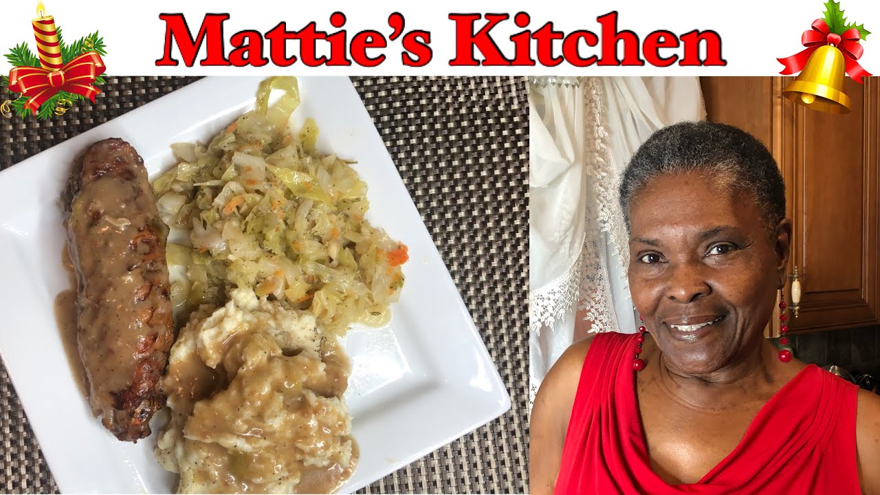 Turkey Wings, Fried Cabbage and Mashed Potatoes w/Gravy | Christmas Dinner