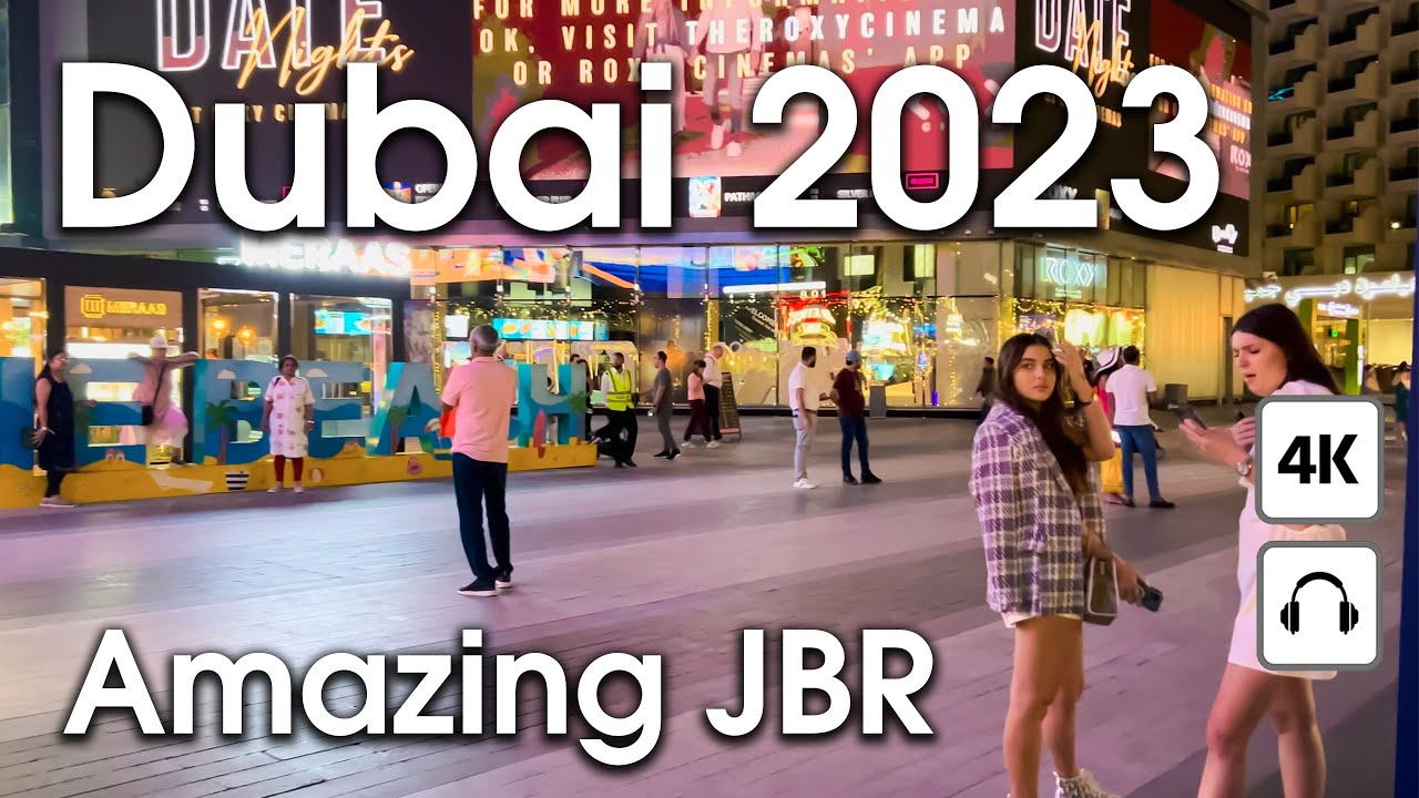 Dubai 🇦🇪 Amazing JBR [ 4K ] Walking Tour Compilation
