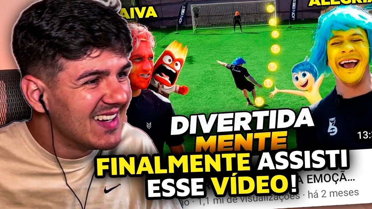 FUTEBOL DIVERTIDAMENTE! CADA JOGADOR REPRESENTA UMA EMO&Ccedil;&Atilde;O - wardi REACT!