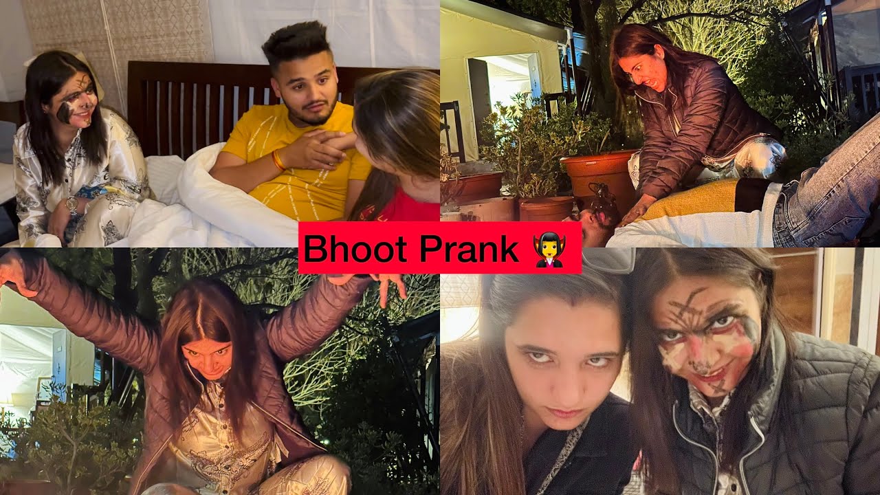 Rohit पे किया ज़बरदस्त bhoot prank🧛‍♀️🤣 #bhootprank