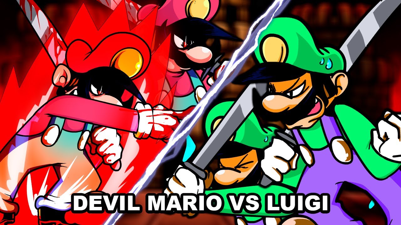 Devil Mario Vs Luigi (No Hope cover) - Mario Madness V2 FNF