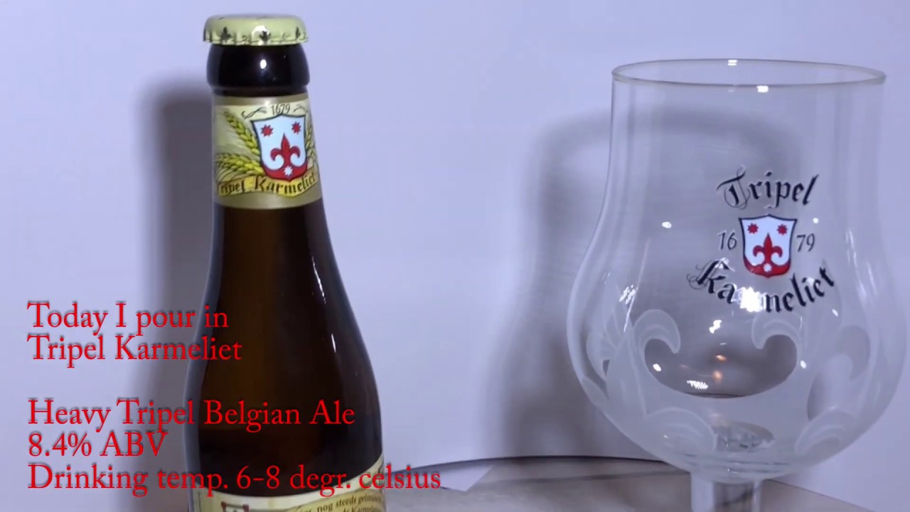 Classic beer! How to pour in Tripel Karmeliet? Watch and learn! Kinda ASMR too. #stayhome
