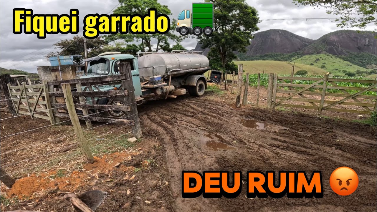 Dia de chuva e ficamos garrado 😳🚛 deu trabalho mais saímos 🙌🏼