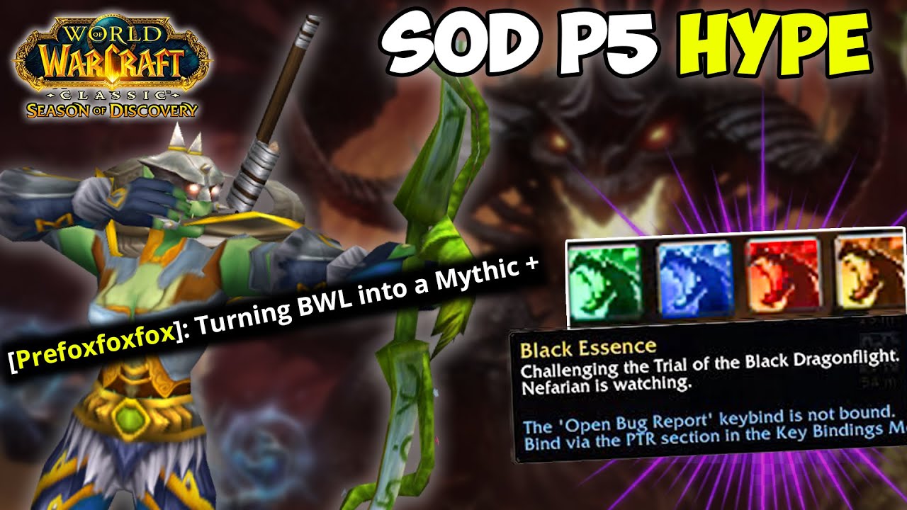 FIVE new difficulties to Blackwing Lair?! SoD Phase 5 Hunter Pov, full clear.