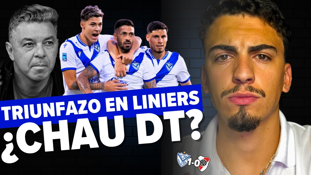 V&Eacute;LEZ LE GAN&Oacute; A RIVER DE LA MANO DE LANZINI - &iquest;RENUNCIA GALLARDO? | REACCI&Oacute;N VELEZ 1-0 RIVER PLATE