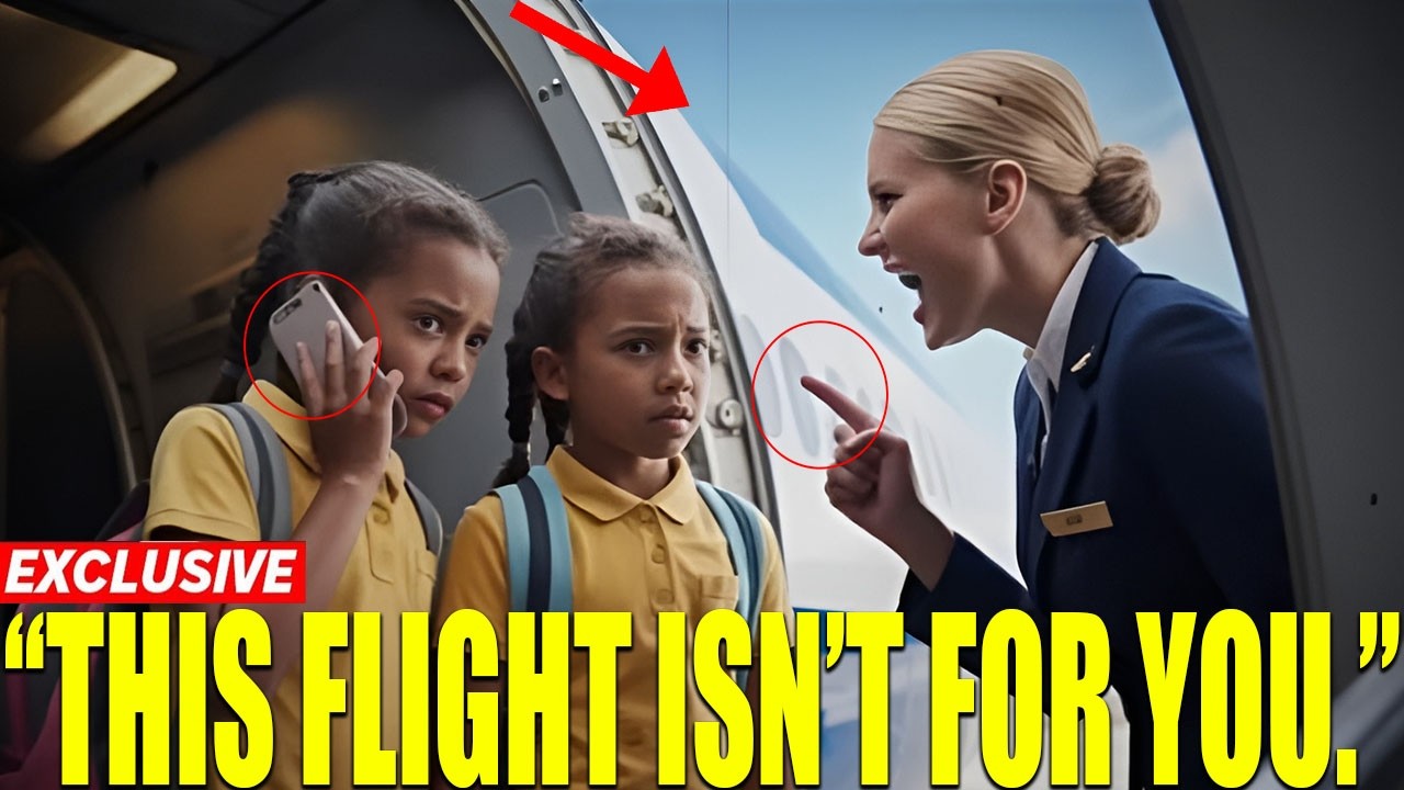 “Twin Black Girls Denied Boarding — One Call to Their CEO Dad Shuts Down Flights!”