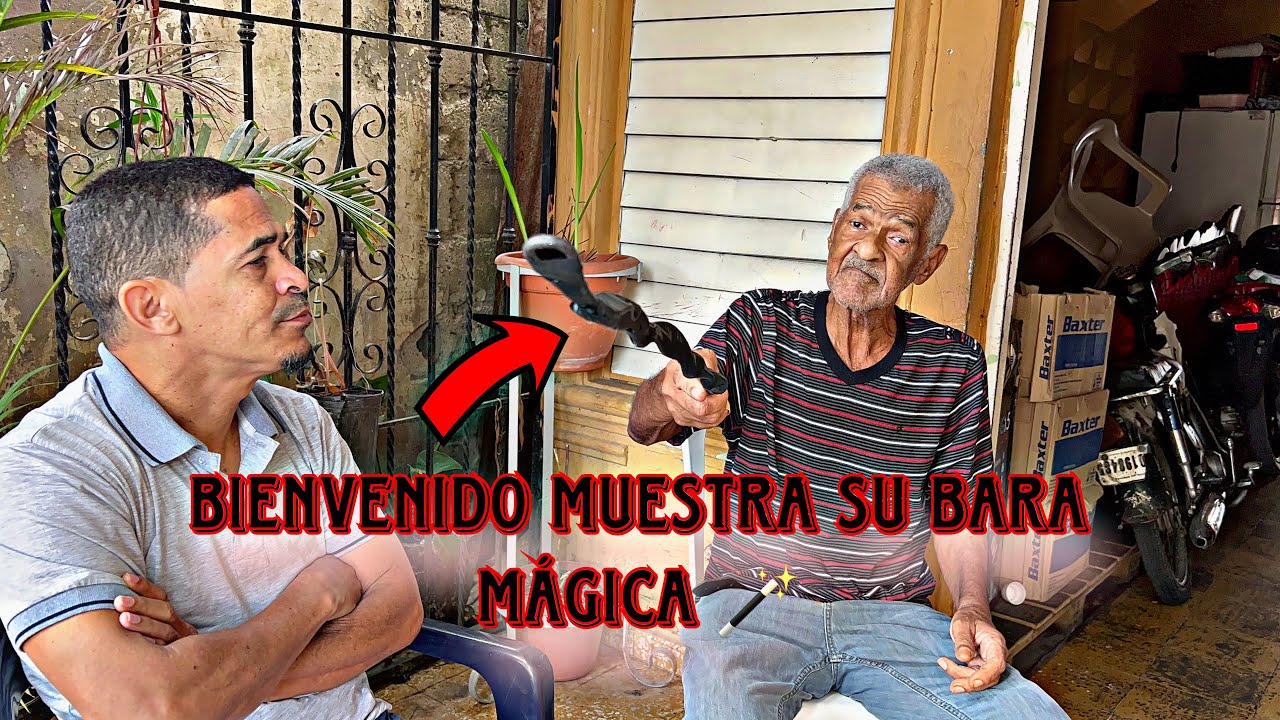 BIENVENIDO SALE FUERTEMENTE PREPARADO 😂😂 con su bara mágica 🪄