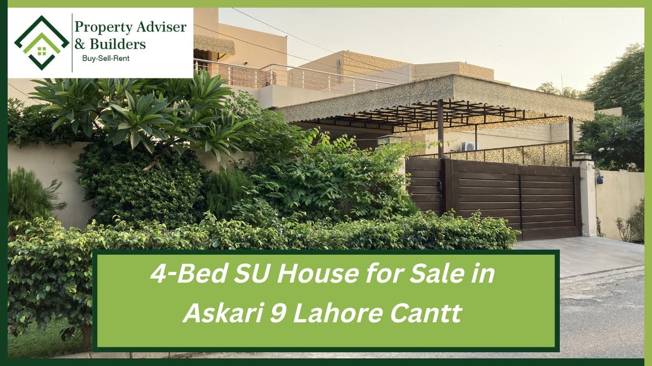 4-Bed SU House for Sale in Askari-9, Lahore Cantt
