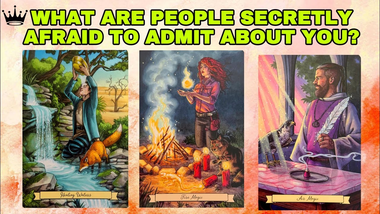 WHAT ARE PEOPLE SECRETLY AFRAID TO ADMIT ABOUT YOU??🔮 PICK A CARD TAROT