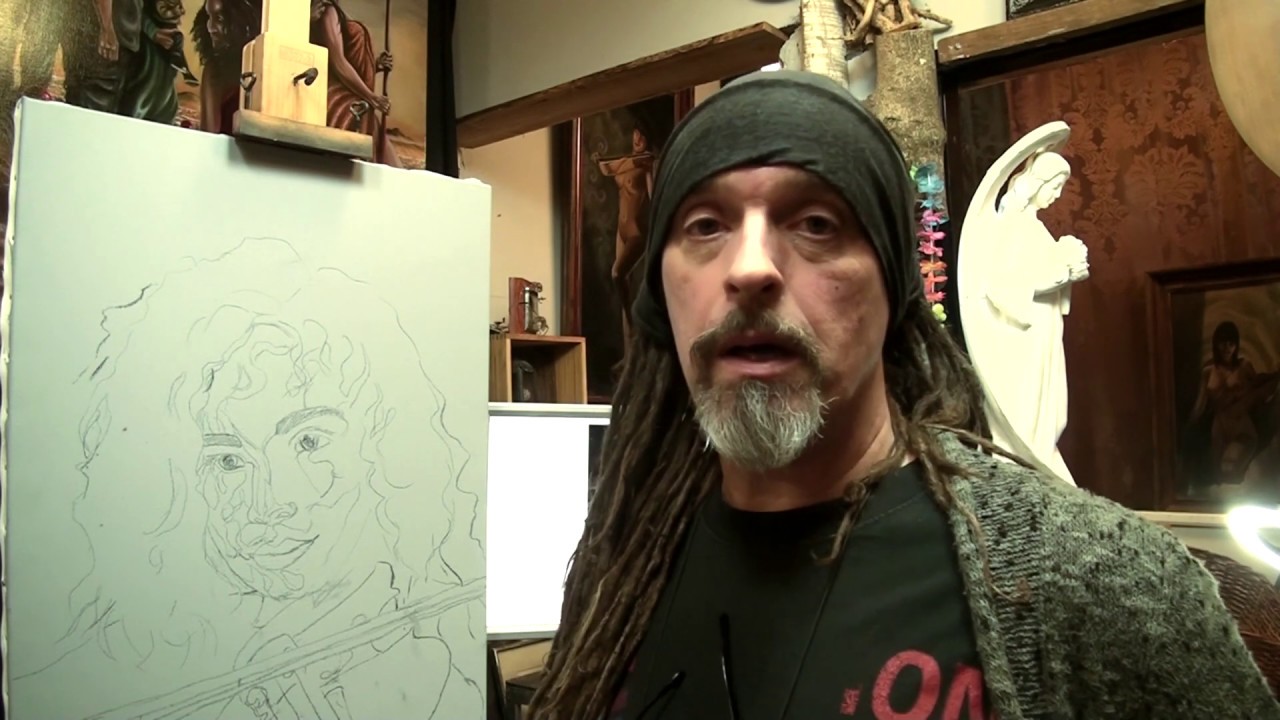 How I do an underpainting (Grisaille)