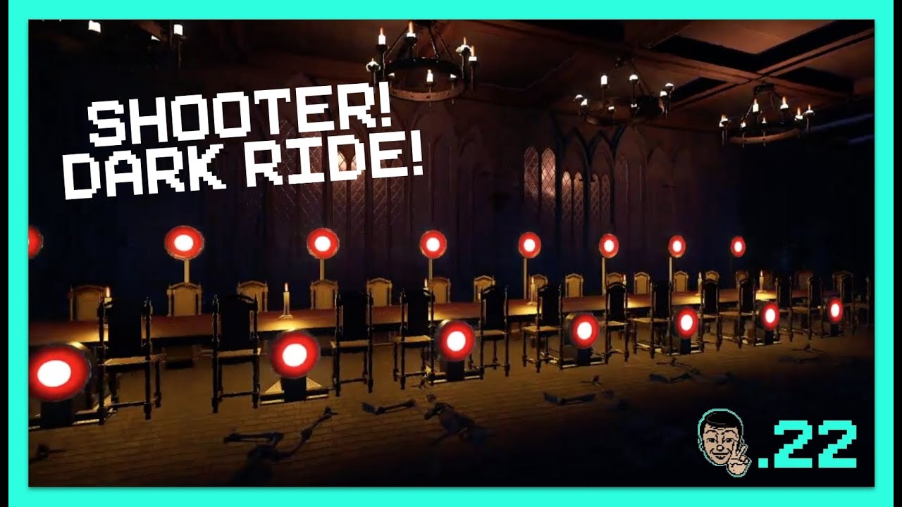 SHOOTER! DARK RIDE! Planet Coaster .22