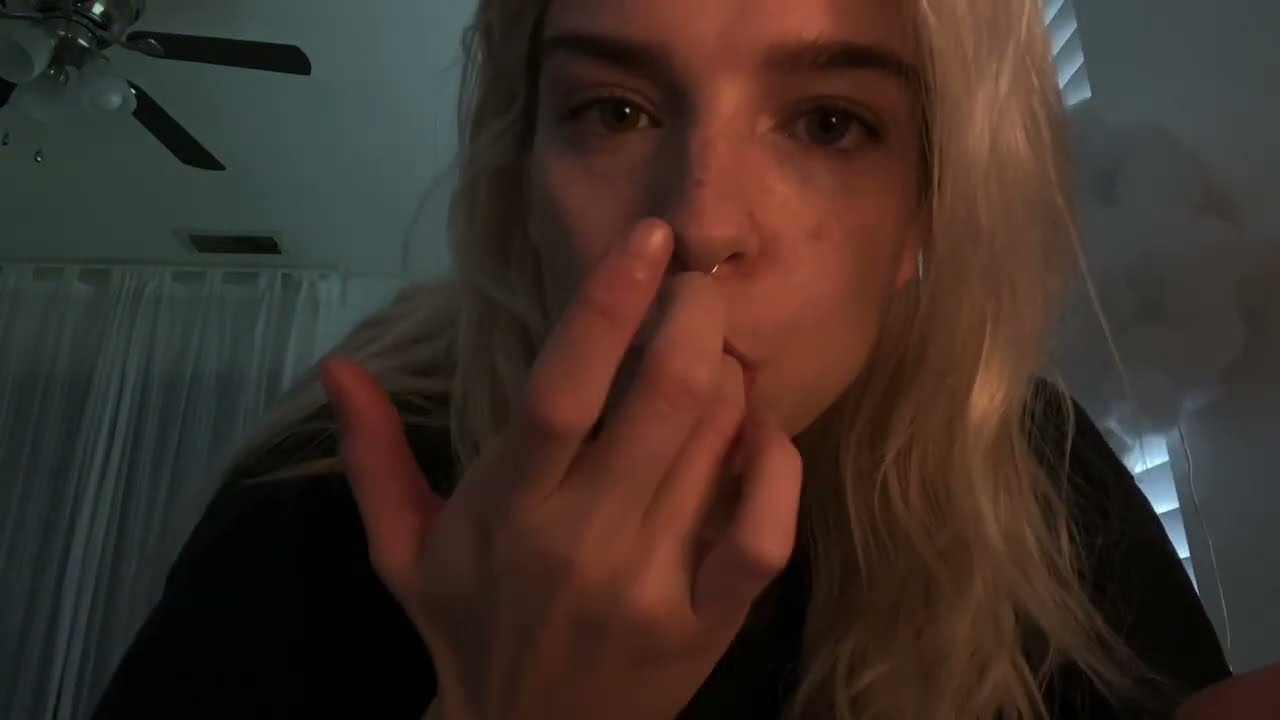intense spit painting asmr | mouth sounds, hand sounds, up close triggers (fast paced)