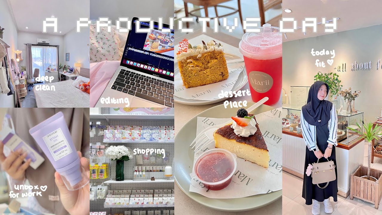 ПРОДУКТИВНЫЙ ДЕНЬ𐙚 ✧₊⁺ Утренняя прогулка, много работы, распаковка всех средств по уходу за кожей...