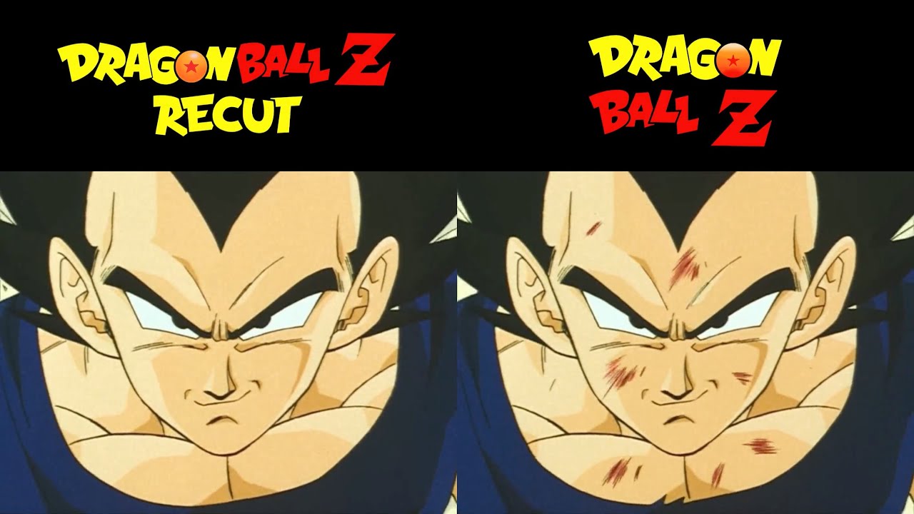 Dragon Ball Z Recut Comparison - Vegeta's You Are Number One Speech