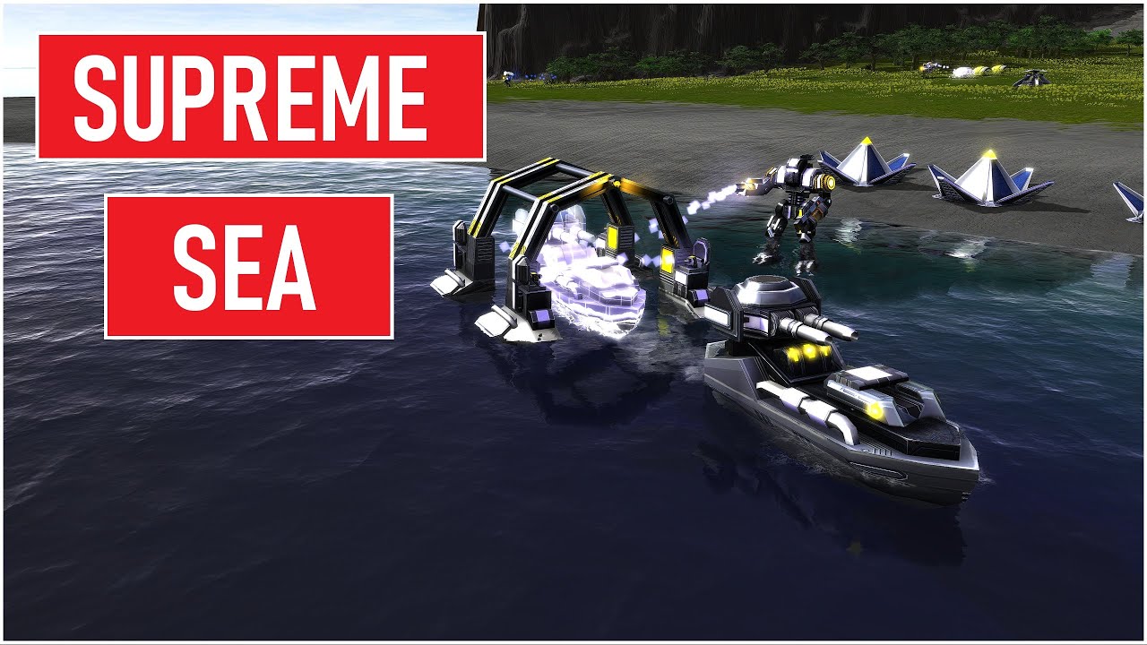 Supreme Sea | 8v8 Supreme Big Team Battle - Beyond All Reason [BAR]