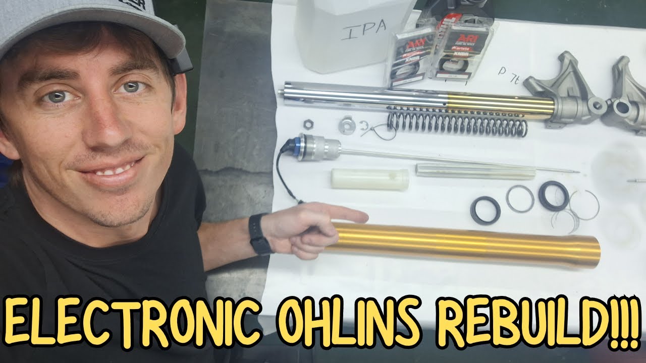 Переборка электронных вилок Ohlin's!!! Triumph Speed ​​Triple 1200 RR
