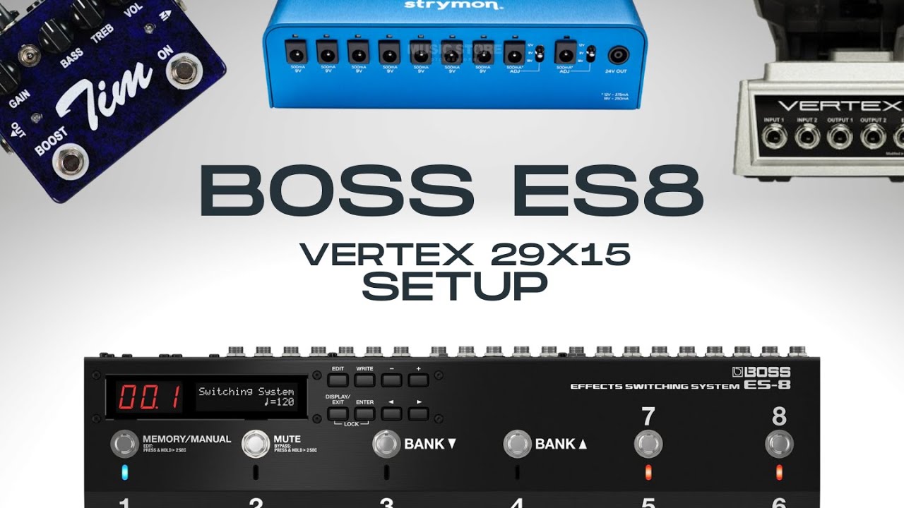 BOSS ES-8 SETUP
