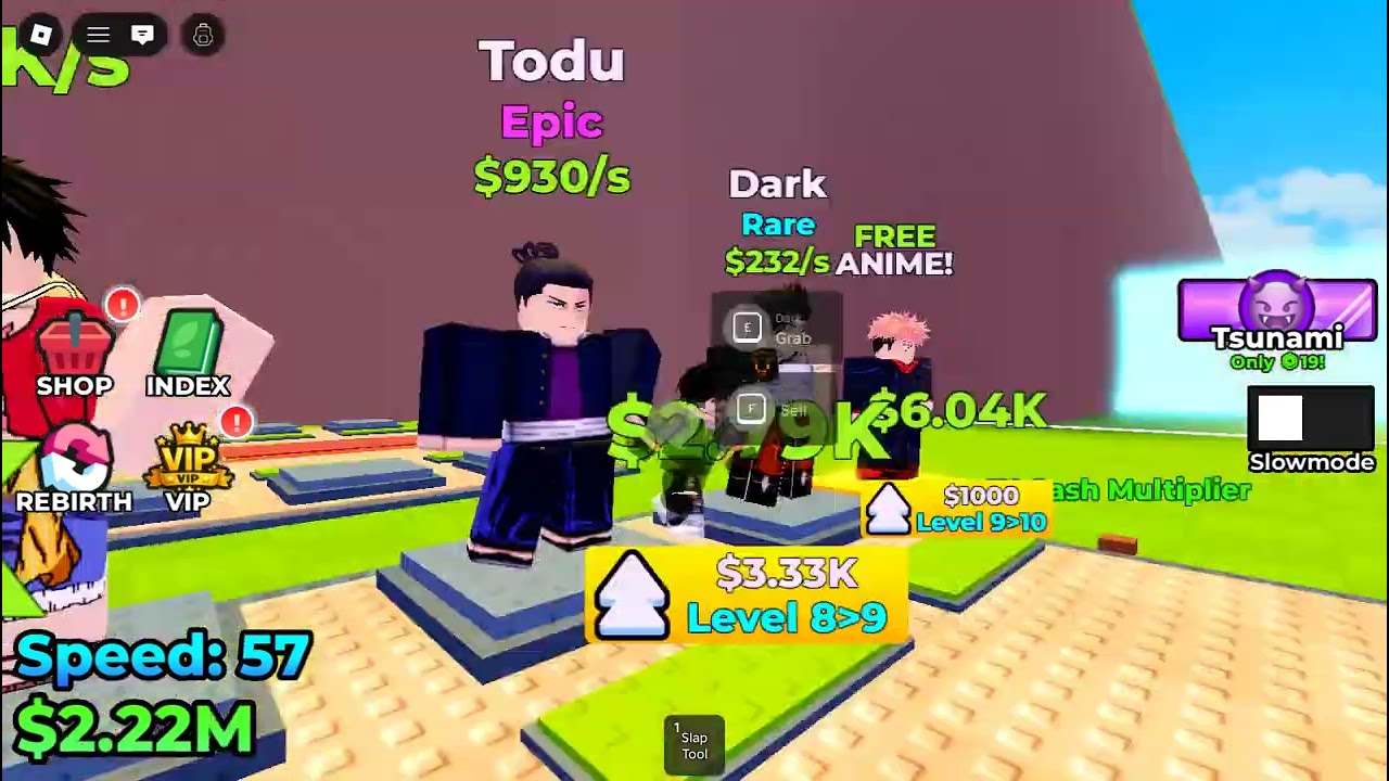 #roblox Escape Tsunami For Anime!