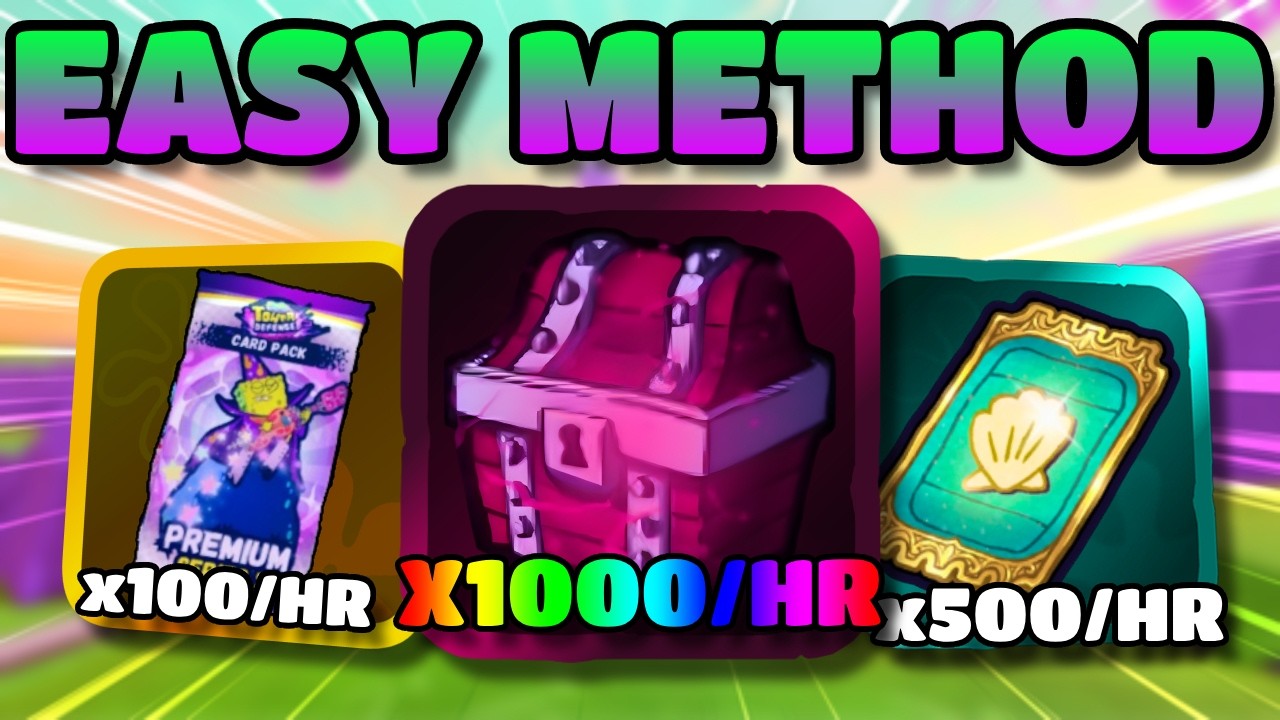 GET 1000+ CHESTS AND TICKETS WITH THIS METHOD.. (SpongeBob TD)