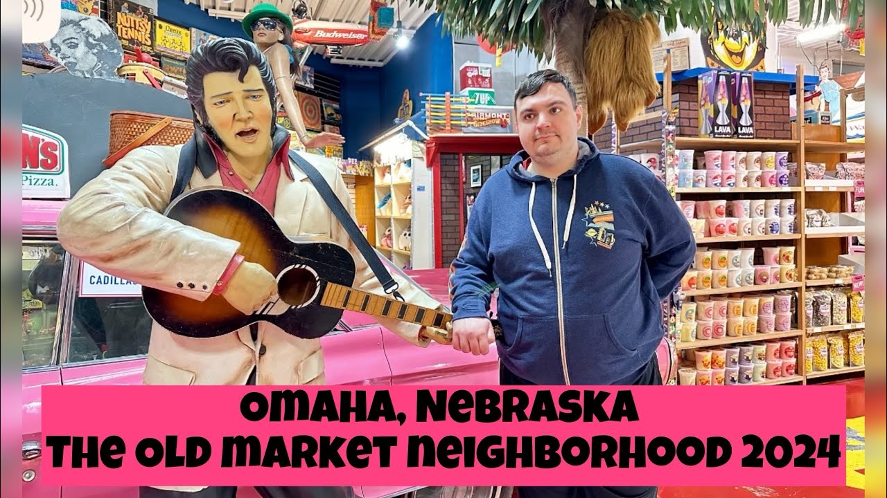 Omaha Nebraska Old Market Area | Hollywood Candy | Billy Frogs | Tiki Bar | Poke Boba House And More