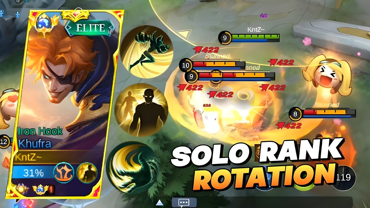 MYTHICAL GLORY SOLO RANK ROTATION FOR KHUFRA USERS !! KHUFRA BEST BUILD AND EMBLEM 2023 | KNTZ MLBB