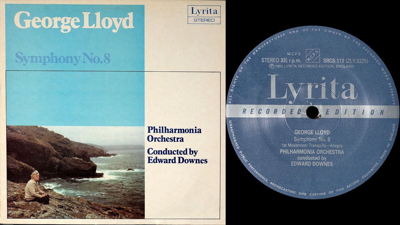 Lloyd: Symphony No.8 - Edward Downes / Philharmonia Orchestra (vinyl: Jico Clipper)