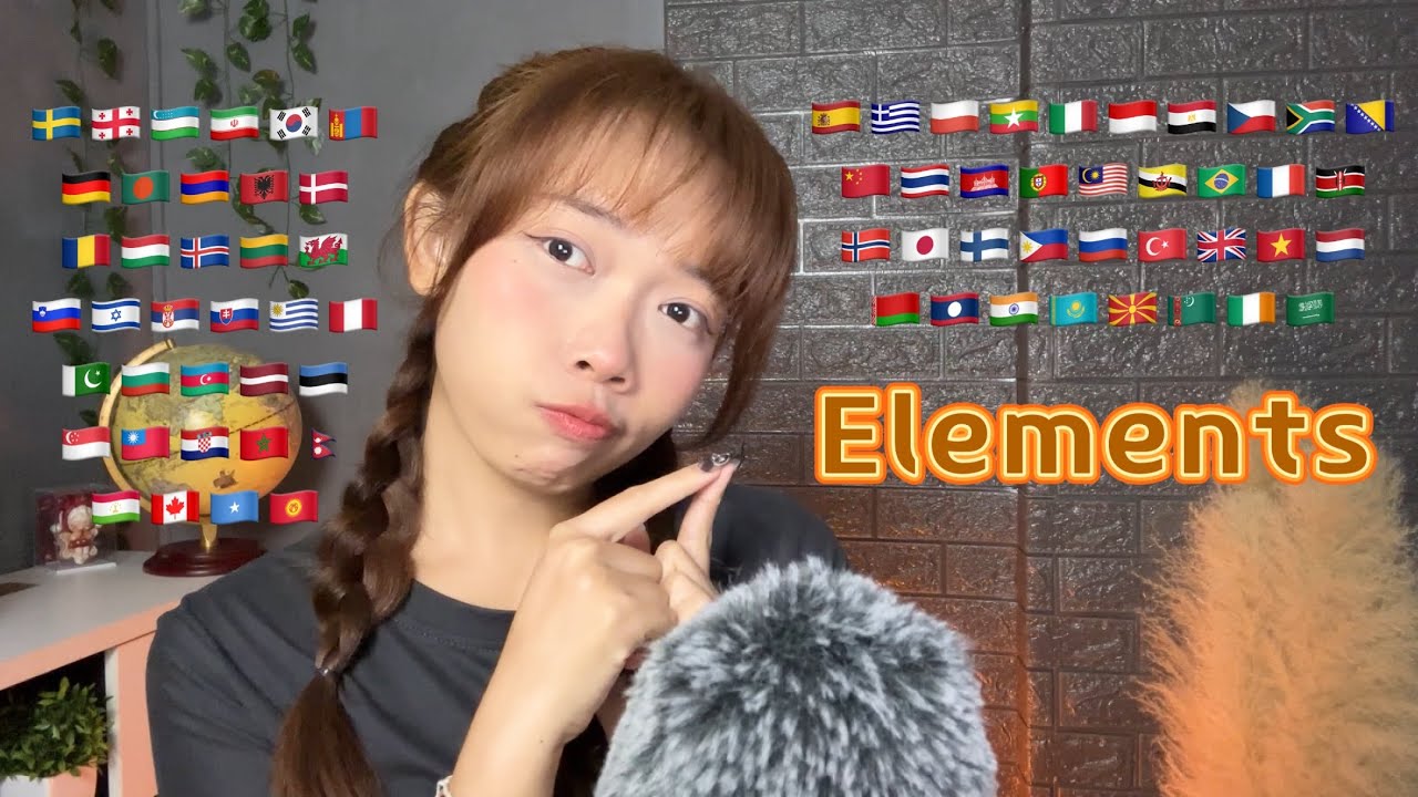 ASMR Elements in 70 Different Languages (Find your language)