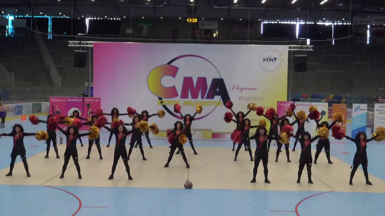 Finále MČR mažoretek CMA 2018 Hradec Králové - HAPPY TEAM A-team HK
