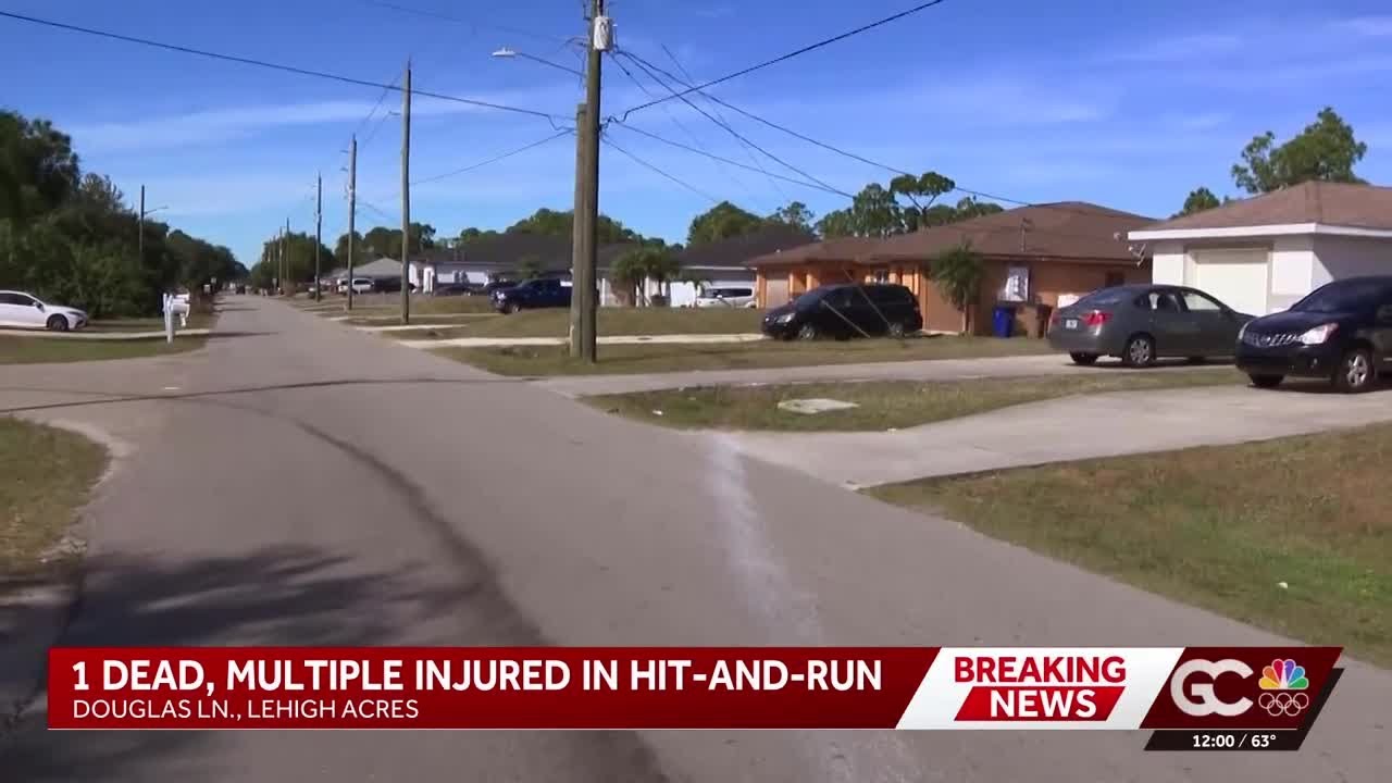 One dead, three injured in Lehigh Acres hit-and-run crash as suspect arrested
