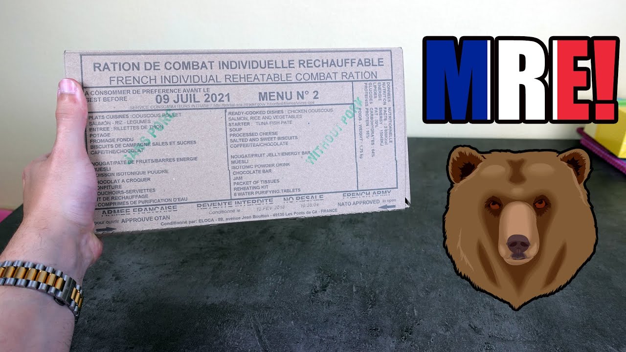 Das bisher LECKERSTE MILITÄRESSEN im TEST! - MRE aus Frankreich für 24H+