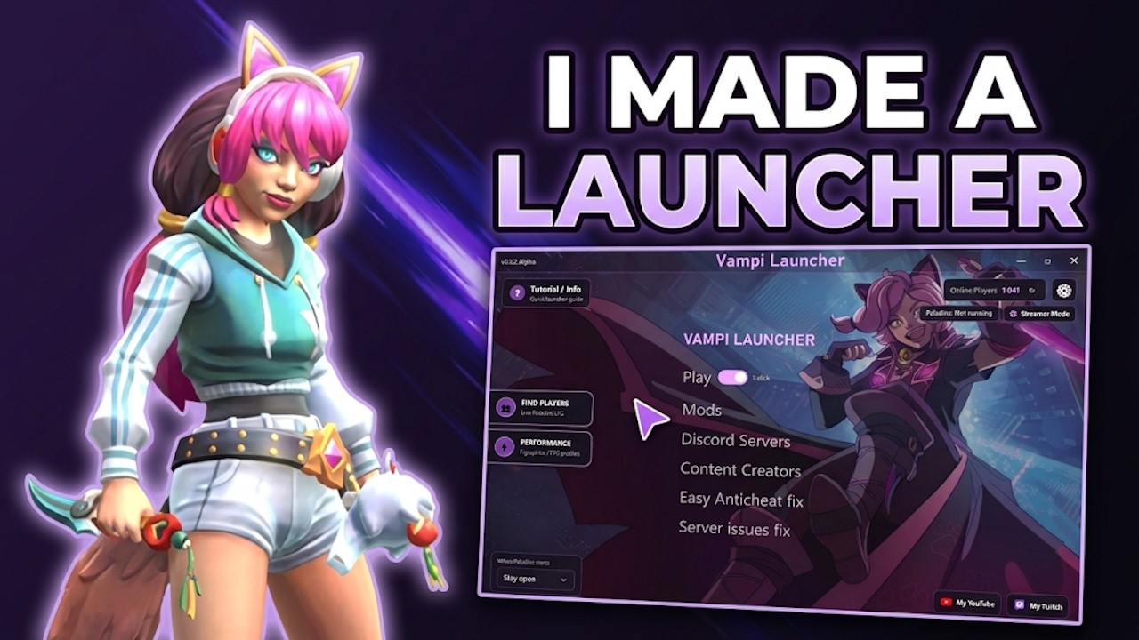 I Made My Own Paladins Launcher