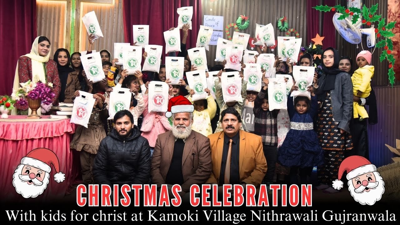 Christmas Celebration with Kids for Christ at Kamoki Village, Nithrawali, Gujranwala