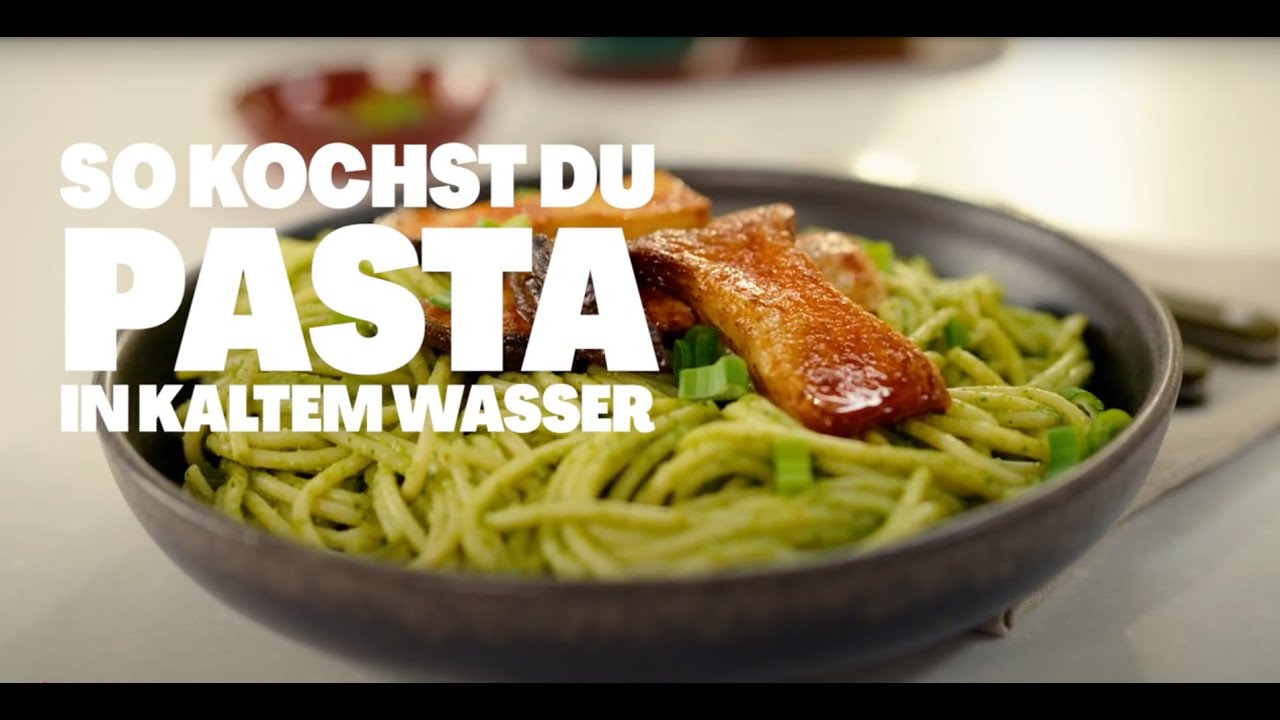 So kochst du Pasta im Handumdrehen in kaltem Wasser!