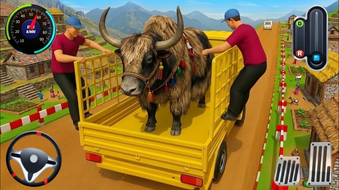 Animal Cargo Truck Driving Game 3D: Wild Animal Transport 2026-Android Gameplay