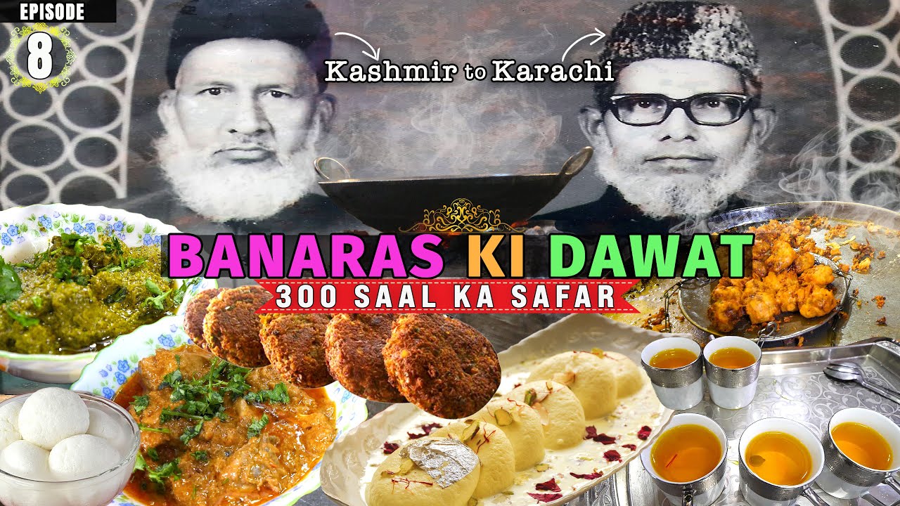 TRADITIONAL FOOD IN BANARAS - 300 Year Old Family Hosts HUGE Lunch & Dinner + Mallu Pakodiwala 🇮🇳