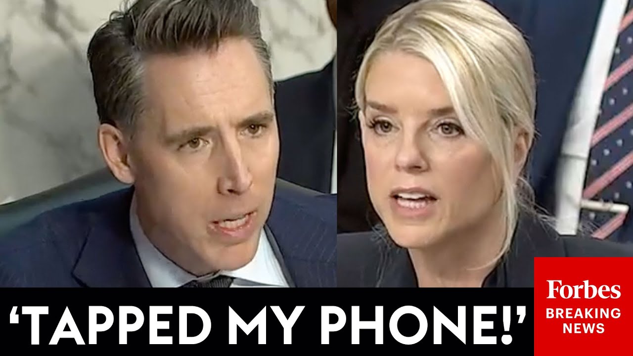 'Who Ordered The Tapping Of The Phones Of United States Senators?': Josh Hawley Presses Pam Bondi