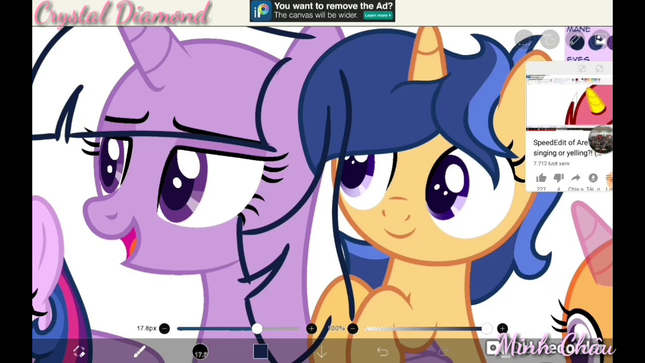 MLP ( Next Gen ) - Twilight's kids - ( Speedpaint)