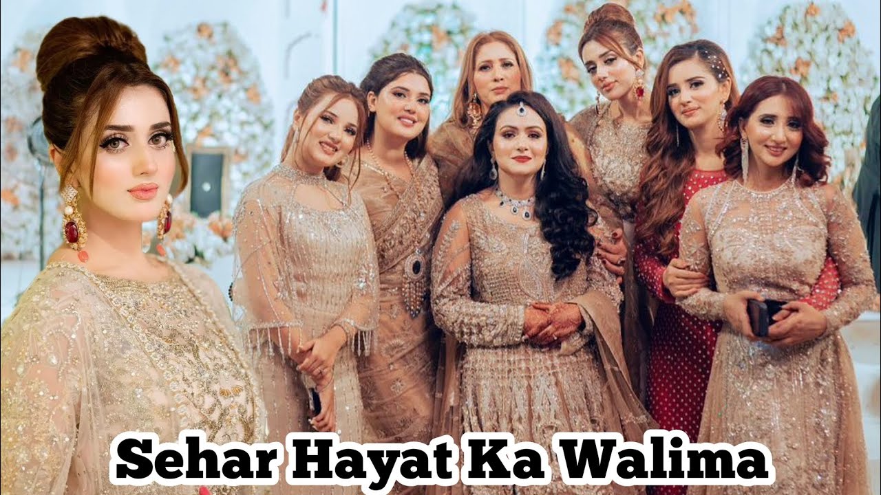 Sehar Hayat Walima 😻 VLOG Part#2 | Jannat Mirza, Kanwal Aftab, Rabeeca Khan