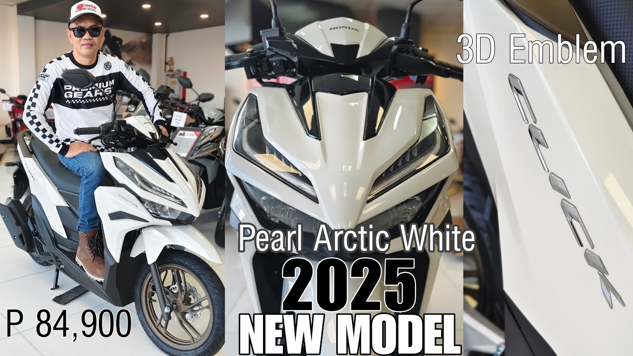 BAGONG  2025 Honda Click 125 SE PEARL ARCTIC WHITE  SRP :84,900 Walkaround & Specs Features