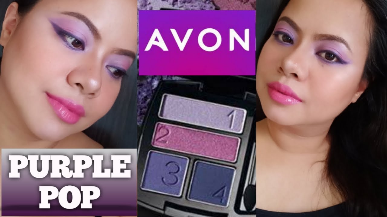 AVON Purple Pop Makeup Look (AFFORDABLE MAKEUP)