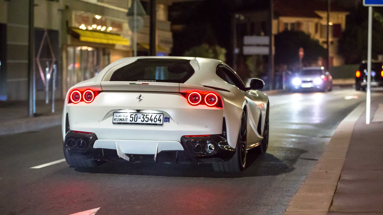 Ferrari 812 Superfast with Straight Pipes - LOUD V12 Sounds !