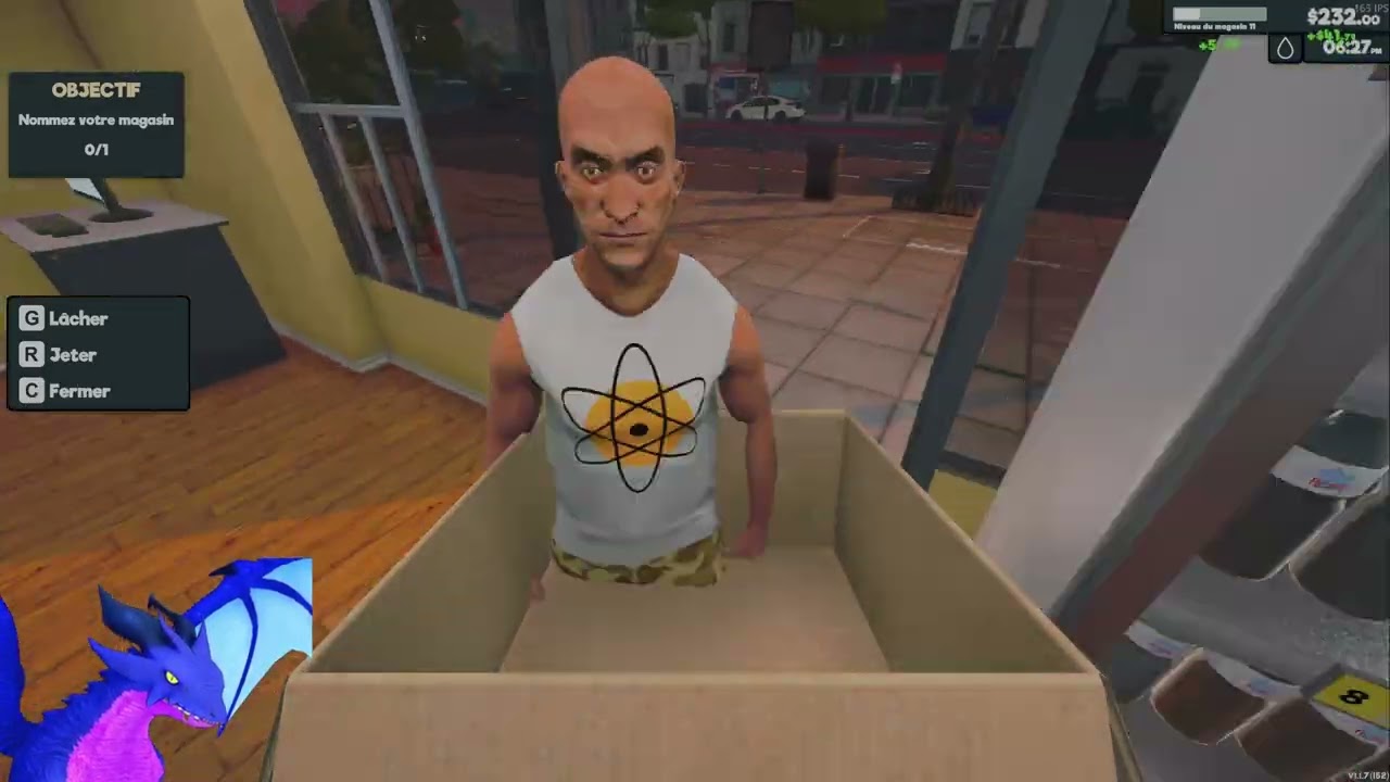 Supermarket Simulator FR Let's Play #5 Mon stockage est un ENFER