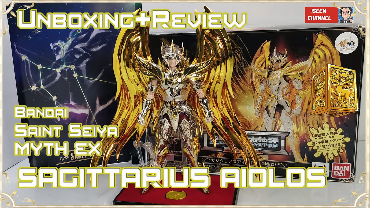 [Unboxing+Review] BANDAI Saint Seiya Myth EX Sagittarius Aiolos GOD CLOTH