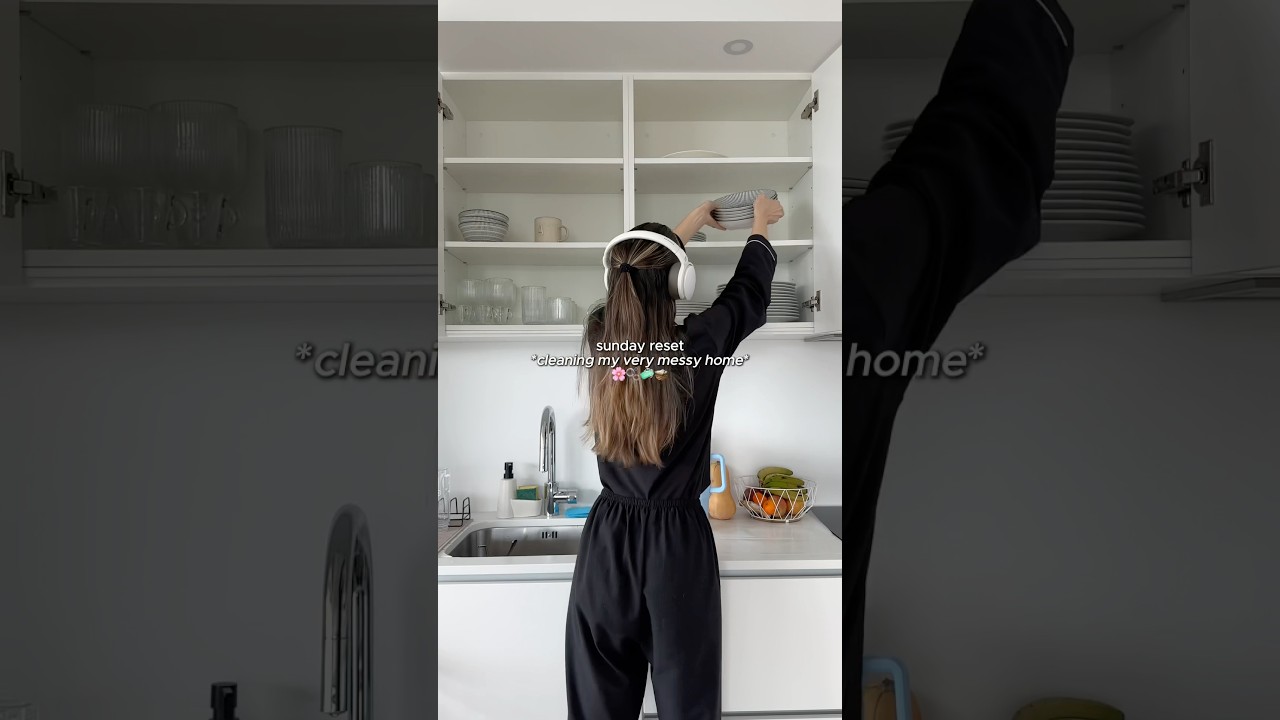 🧼sunday reset *very satisfying!!!*🫧#sundayreset #cleaning #organization #home #reset #cleanwithme