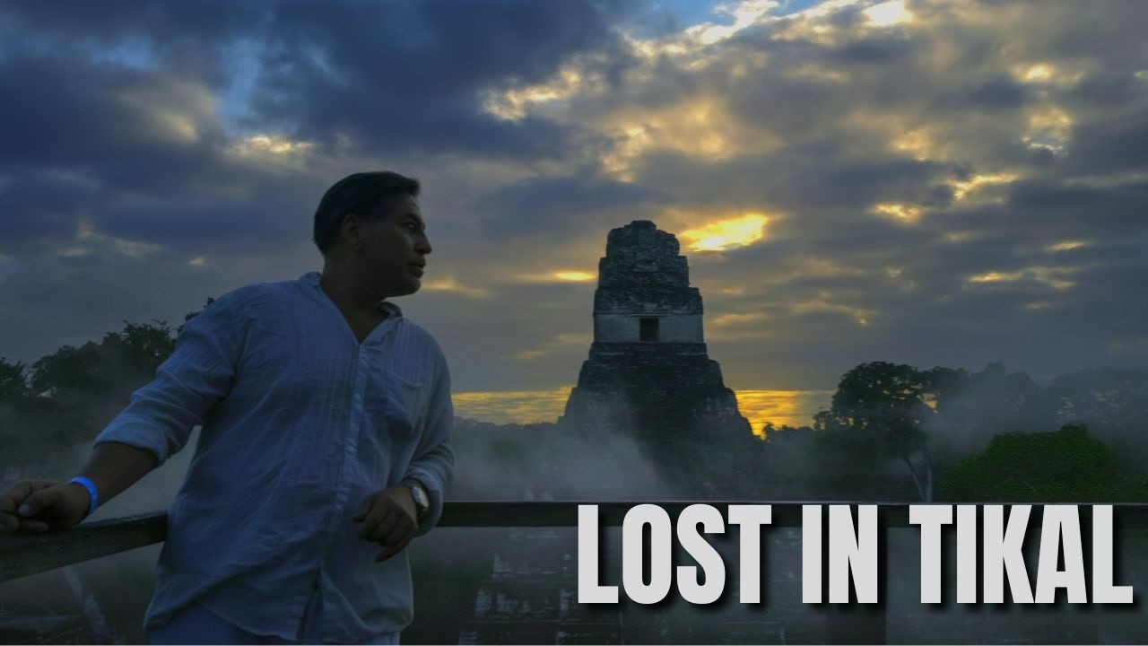 I got lost exploring the ancient Mayan ruins of Tikal in Guatemala — alone, in the dark, no guide.