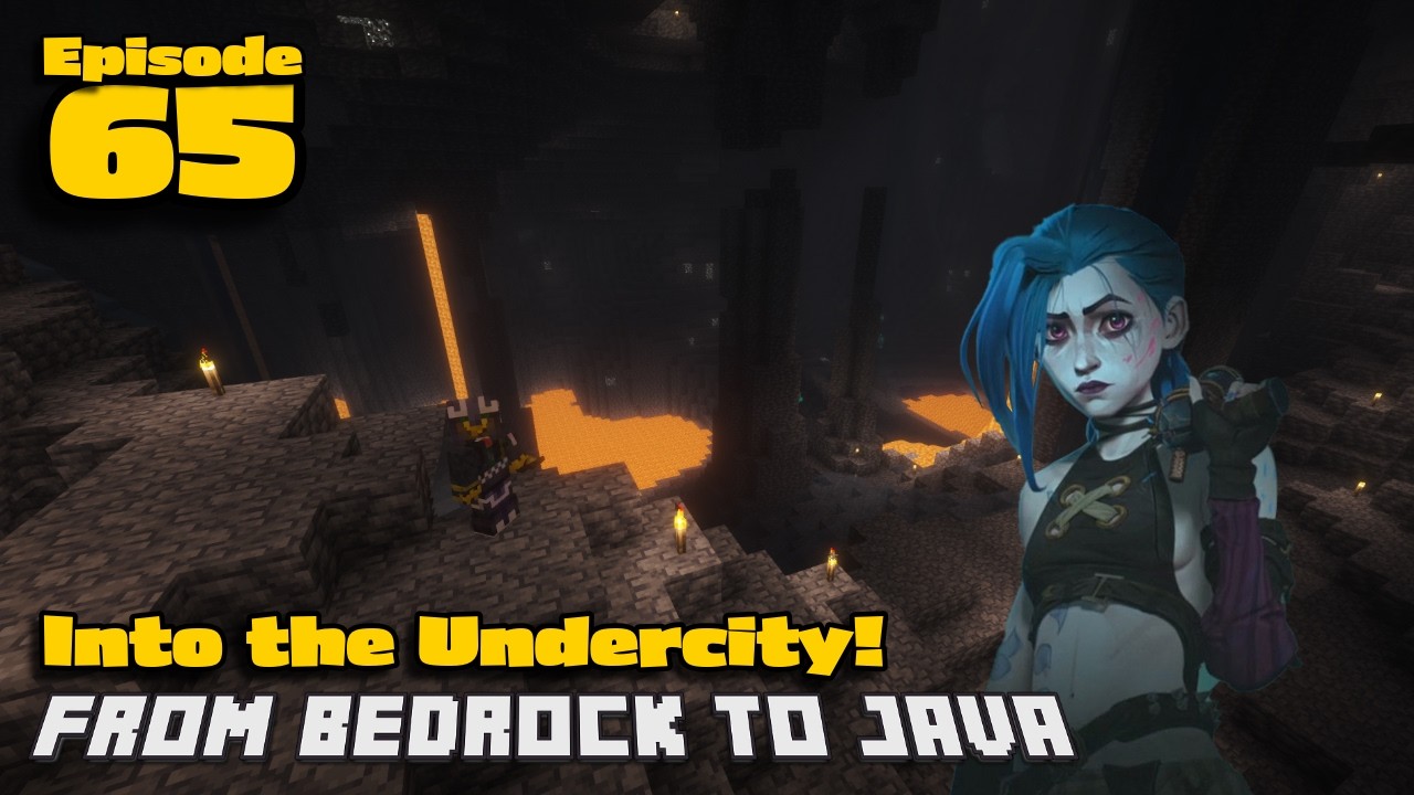 The Entrance to the Undercity! | E65S1 | From Bedrock to Java